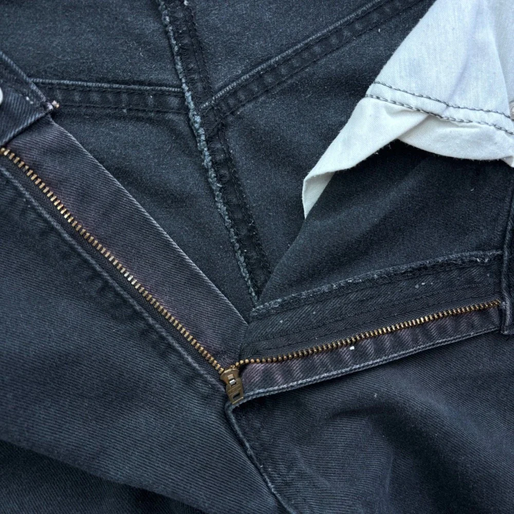 Faded Glory Men's Classic Fit Straight Leg Jeans Washed Black Denim